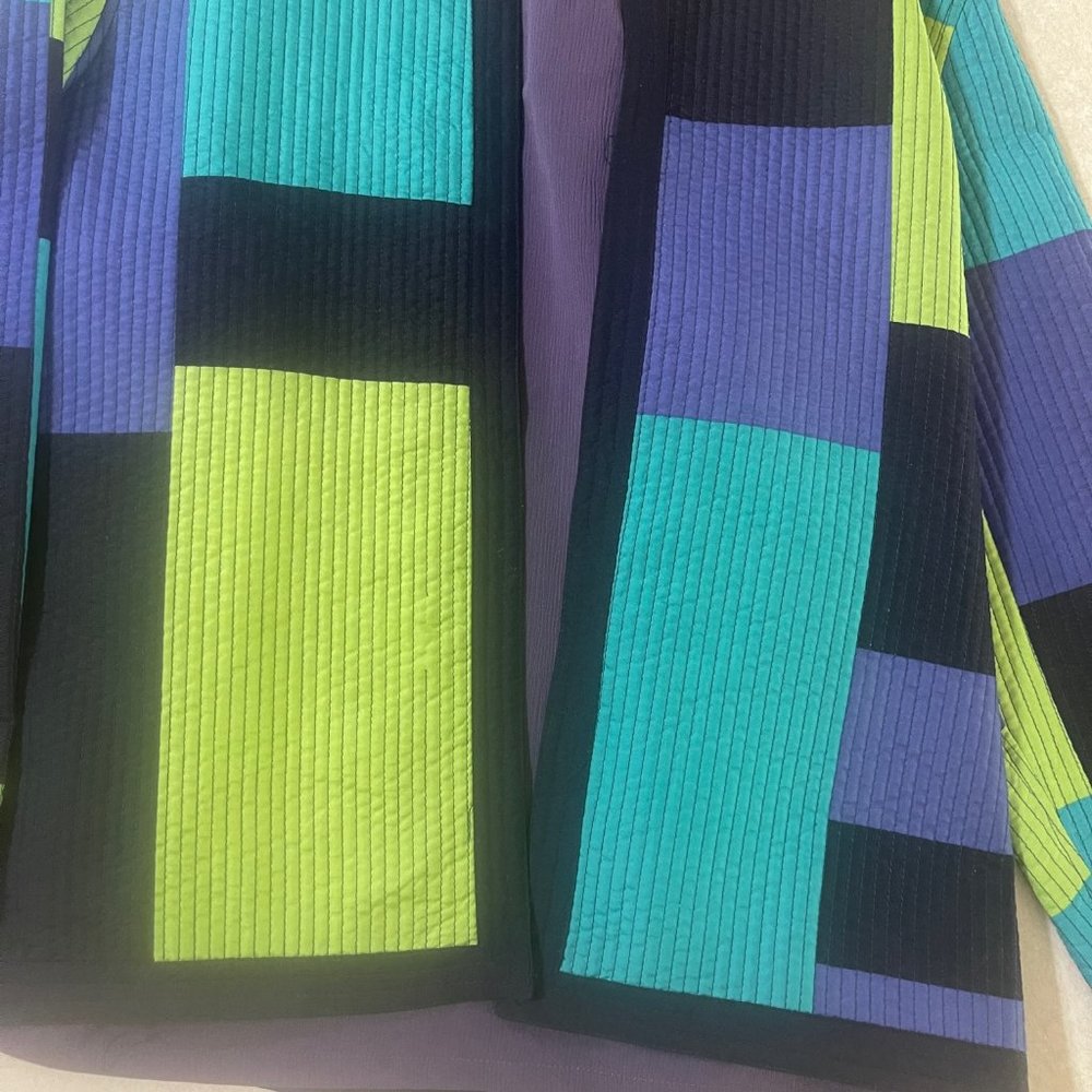 Quilted jacket and shell